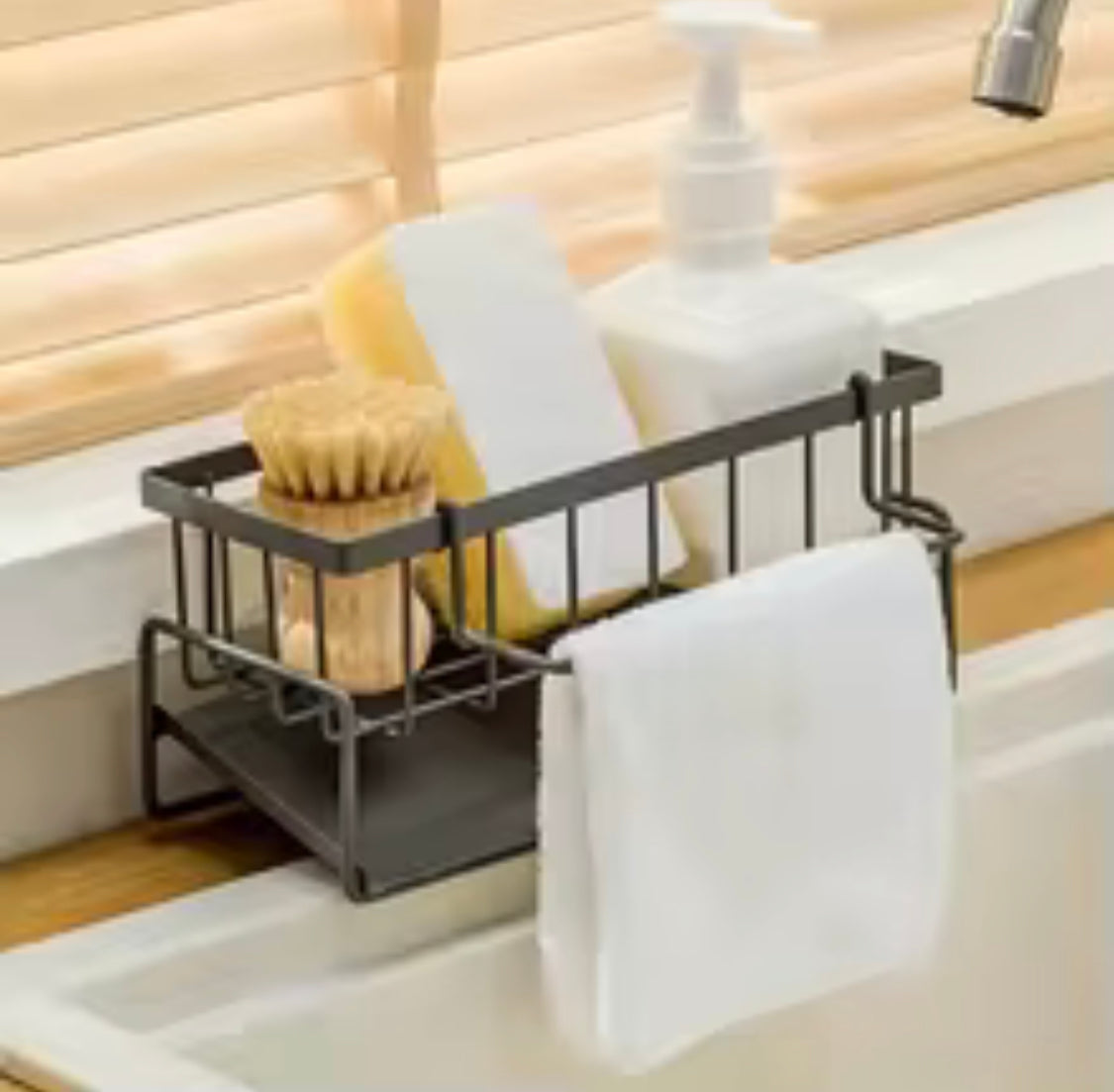 Kitchen Dishwash And Sponge Organizer, Kitchen Faucet Sponge Rack, Sink Drain Rack, Bathroom Supplies Rack Kitchen Dishwash And Sponge Organizer, Kitchen Faucet Sponge Rack, Sink Drain Rack, Bathroom Supplies Rack